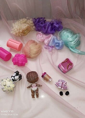 Lolybon peruklu bebek - Görsel 8