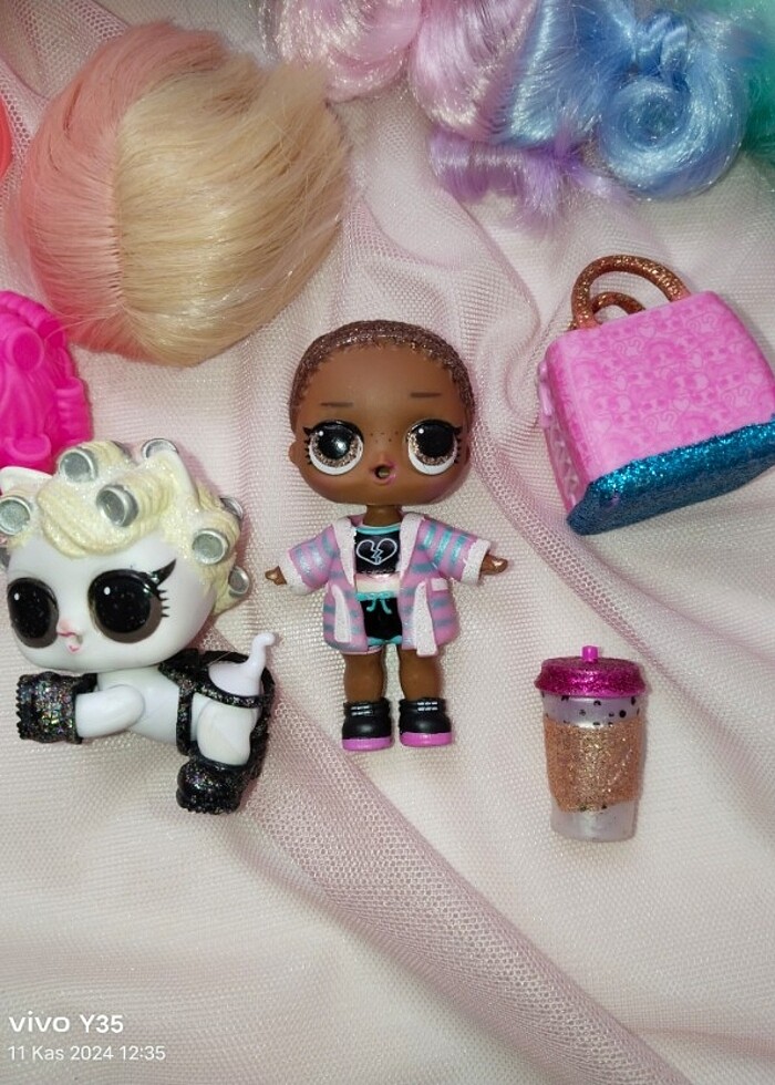 Lolybon peruklu bebek - Görsel 2