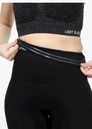 Diğer Light Black Korse Kadın Tayt
