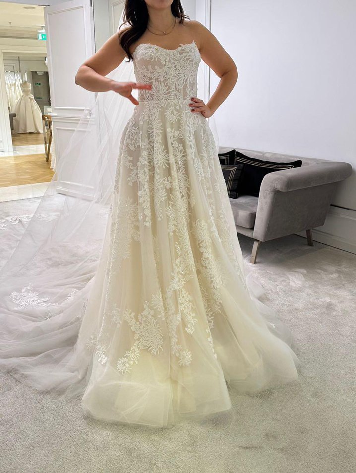 Vakko wedding off white gelinlik - Görsel 2