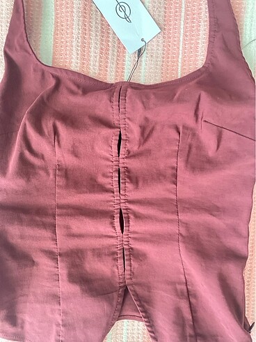 Stradivarius Stradivarius halter yaka bluz