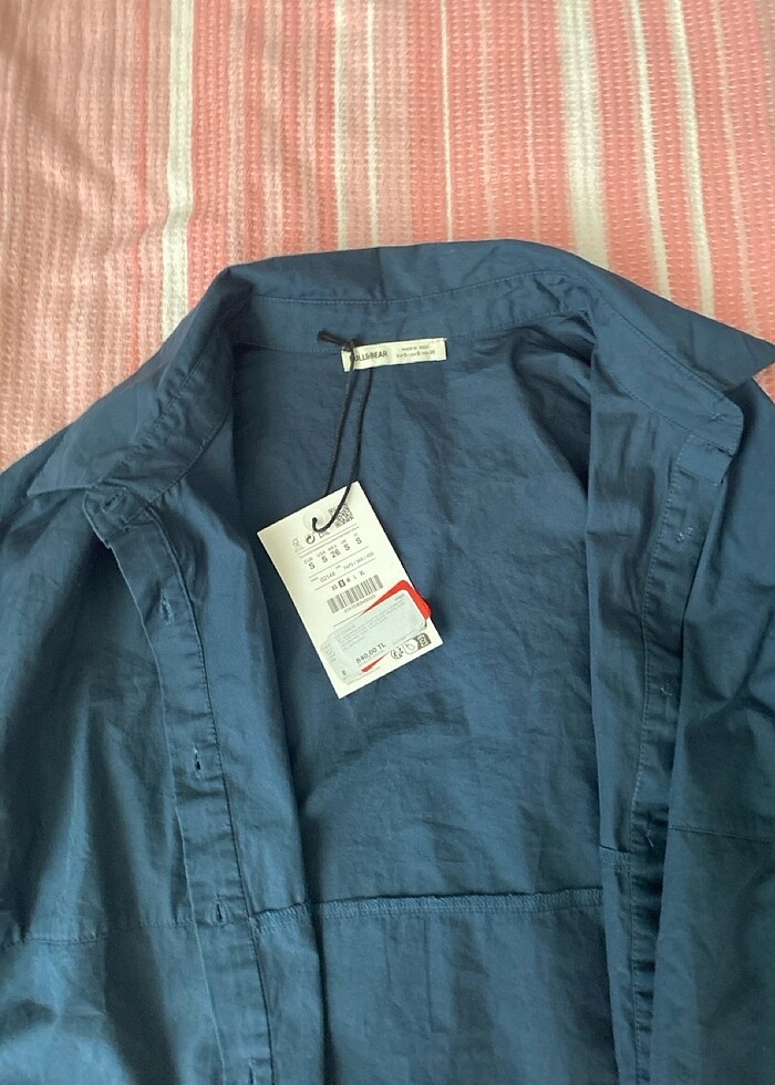 Pull&Bear Crop gömlek - Görsel 3