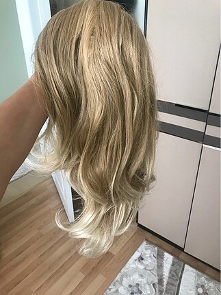55 cm SENTETİK SARI SAÇ