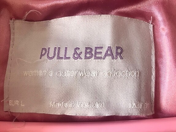 Pull and Bear PEMBE ŞİŞME PULL BEAR MONT