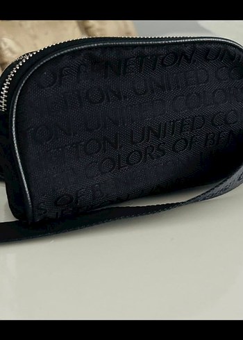 Kadın Siyah Baskılı Kemerli Çapraz Çanta - Görsel 3