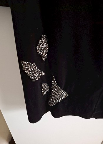 kadife elbise - Görsel 4