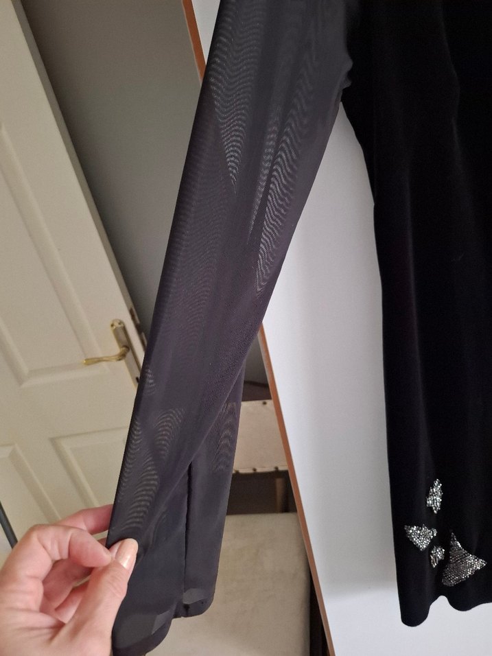 kadife elbise - Görsel 3