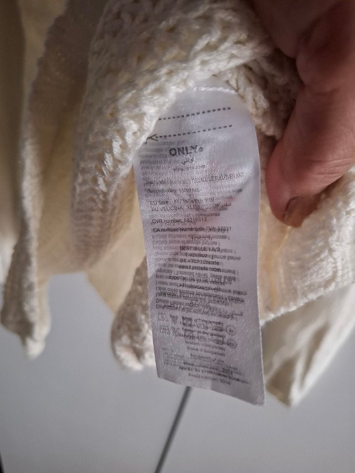 Bohem Tarzı Gri Örgü Kadın Kazak - Görsel 4