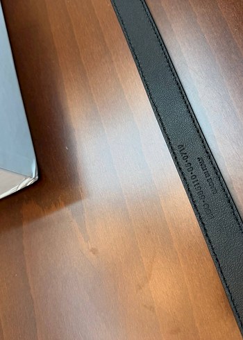 Saint laurent Siyah Deri Kadın Kemer - Görsel 4