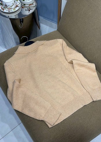 Miu miu Kahverengi Nakışlı Triko Kadın Kazak - Görsel 2