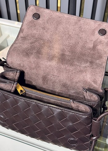 Bottega veneta Klasik Kahverengi Deri Kadın Çanta - Görsel 4