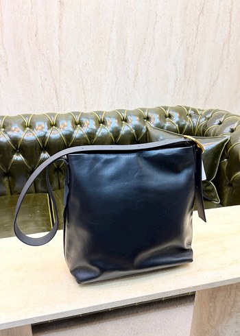 LoeweBordo Pileli Deri Kadın Çanta LOEWE - Görsel 8