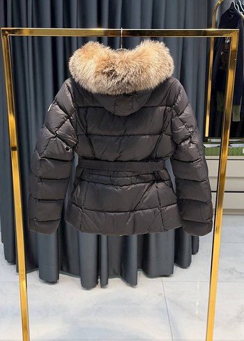 Moncler Kürklü Bej Kadın Kış Montu - Görsel 4
