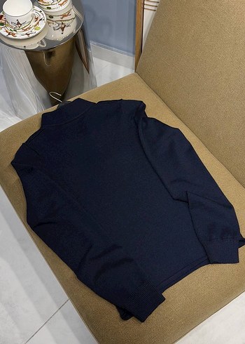 Miu miu Lacivert Fermuarlı Erkek Sweatshirt - Görsel 2