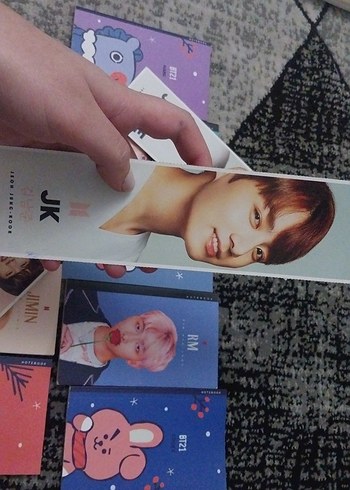 Renkli bts defterler ve arkalı önlü ayrac ayraçlar - Görsel 6