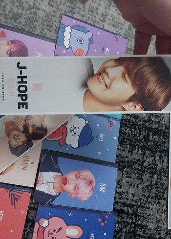 Renkli bts defterler ve arkalı önlü ayrac ayraçlar - Görsel 5