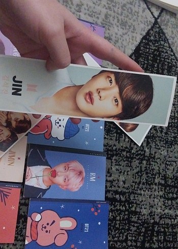 Renkli bts defterler ve arkalı önlü ayrac ayraçlar - Görsel 7