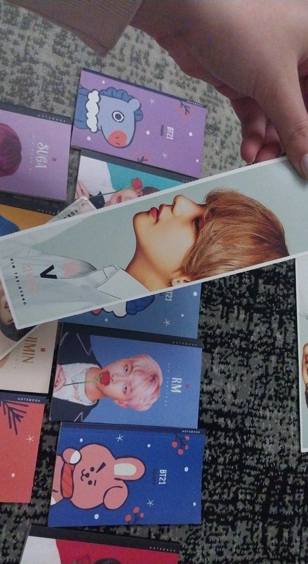 Renkli bts defterler ve arkalı önlü ayrac ayraçlar - Görsel 4