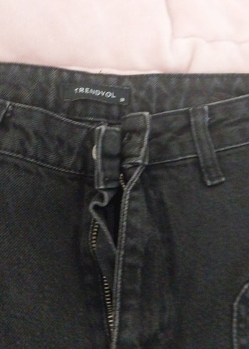 Trendyolmilla siyah Kadın Kot Pantolon - Görsel 4