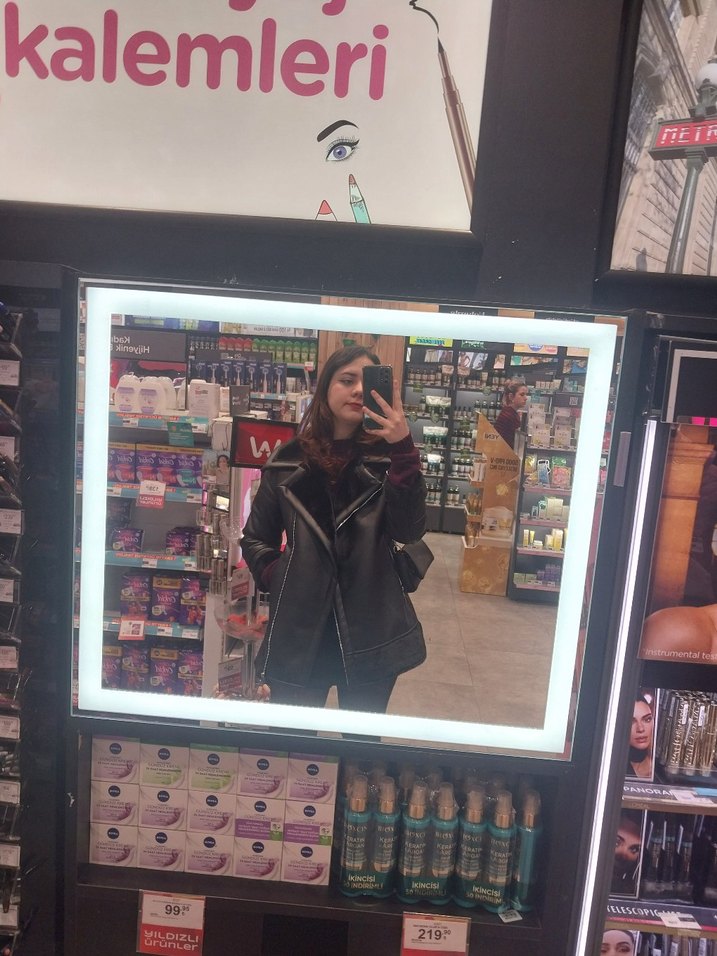 Ekol içi tüylü deri ceket/ mont - Görsel 2