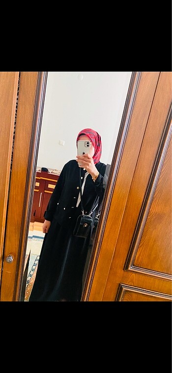 m Beden siyah Renk Füruz Design İkili Krep Takım