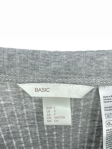 s Beden gri Renk H&M Midi Etek %70 İndirimli.