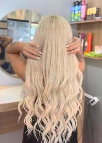 Orijinal saç 300 adet 70 cm - Görsel 3