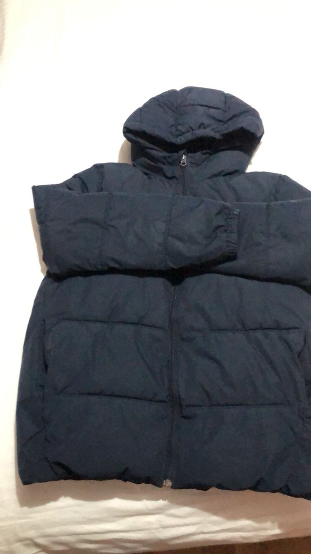 Erkek Çocuk Lacivert Kapüşonlu Kısa Mont - Görsel 4