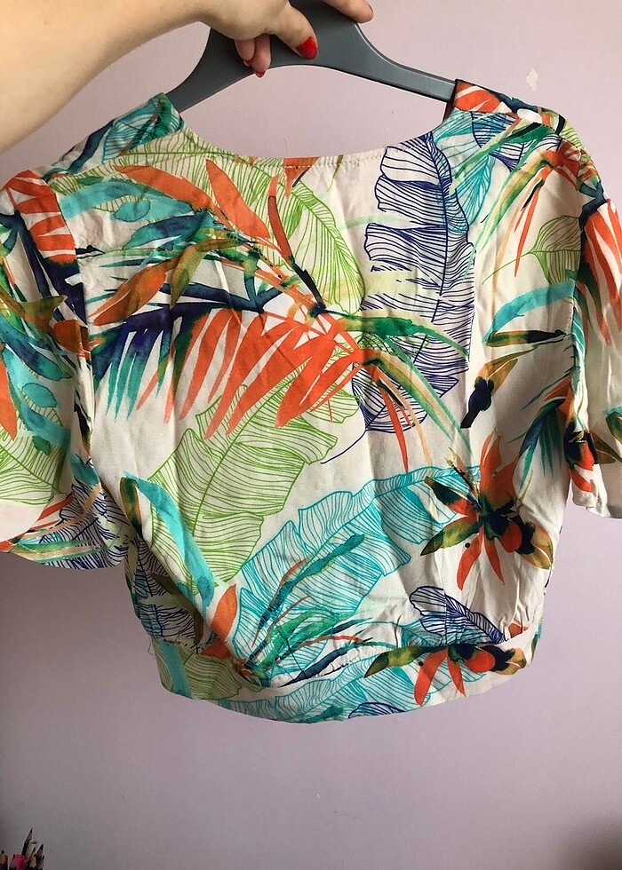 Crop Gömlek - Görsel 3