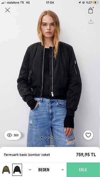 Bomber Ceket - Görsel 3