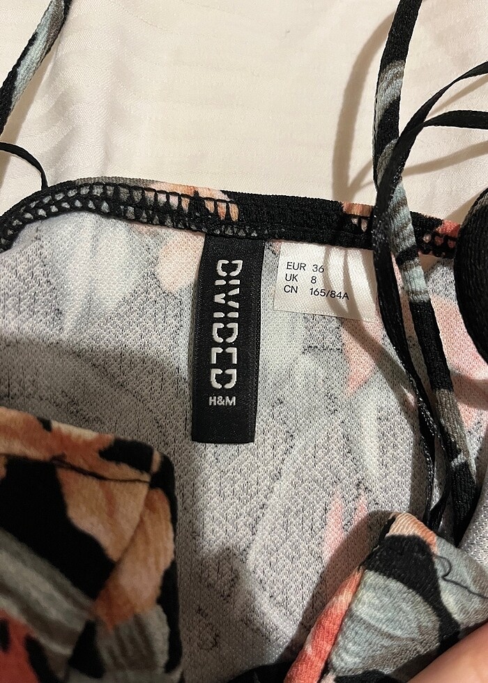 H&M Çiçekli Elbise - Görsel 4