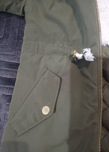 Hm kiz cocuk dolgulu parka