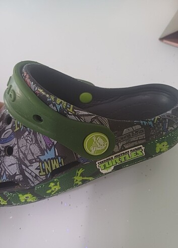 28 Beden Orjjnal Ninja kaplumbağa crocs terlik