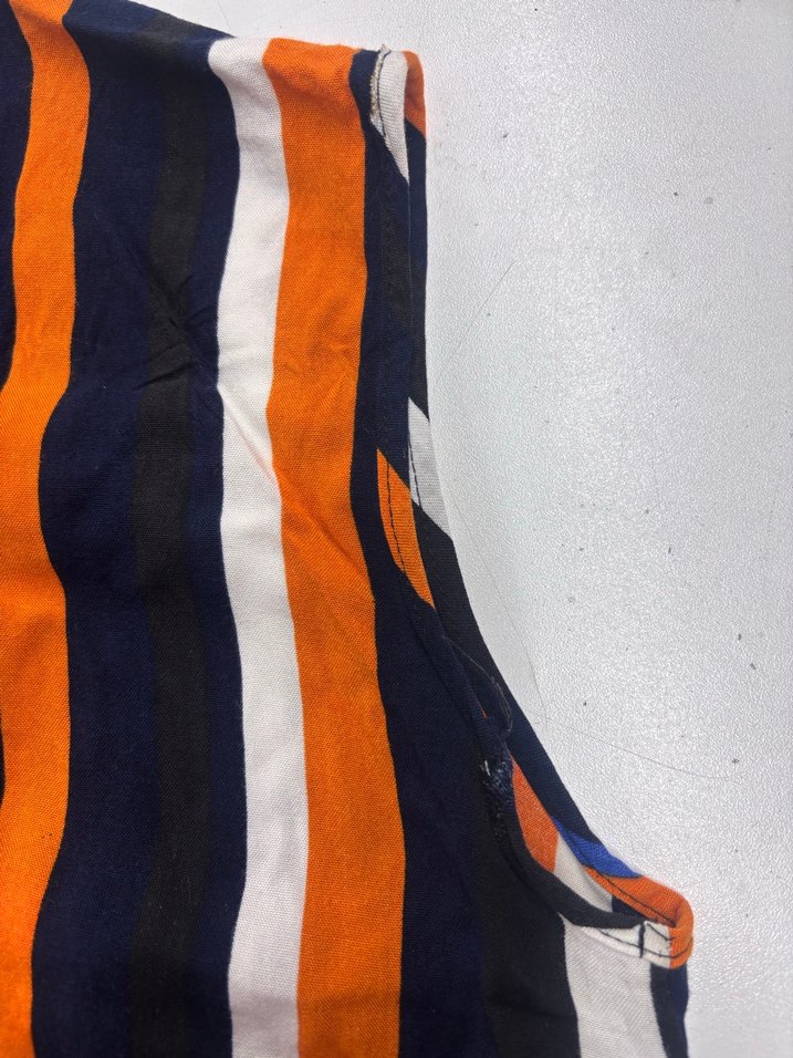 Çizgili Kemerli Kadın Uzun Tulum - Görsel 4