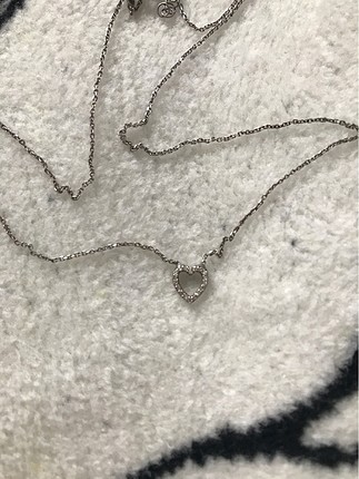 Accessorize Gümüş kalp kolye