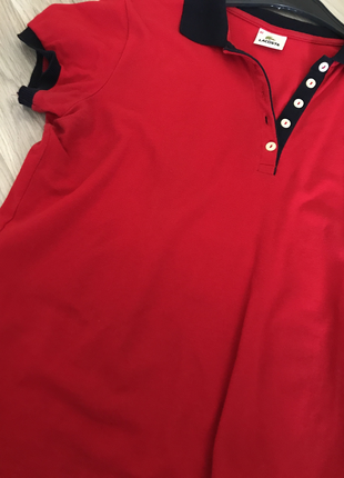 42 Beden kırmızı Renk Lacoste tişört