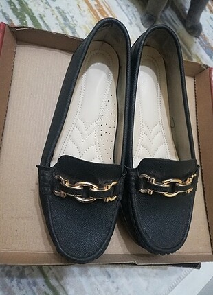 Siyah loafer ayakkabı 