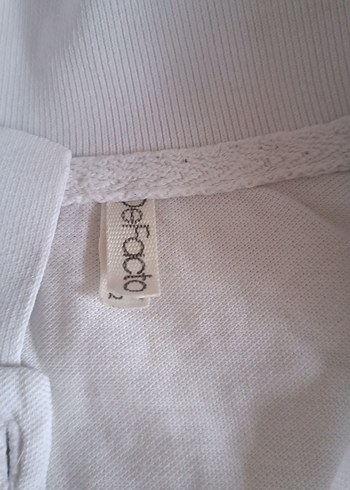 Defacto beyaz polo yaka lacost