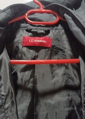 Siyah Deri Midi Kadın Ceket yagmurluk - Görsel 2