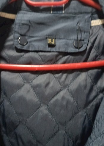 Düğmeli Gri Midi Kadın Mont - Görsel 2