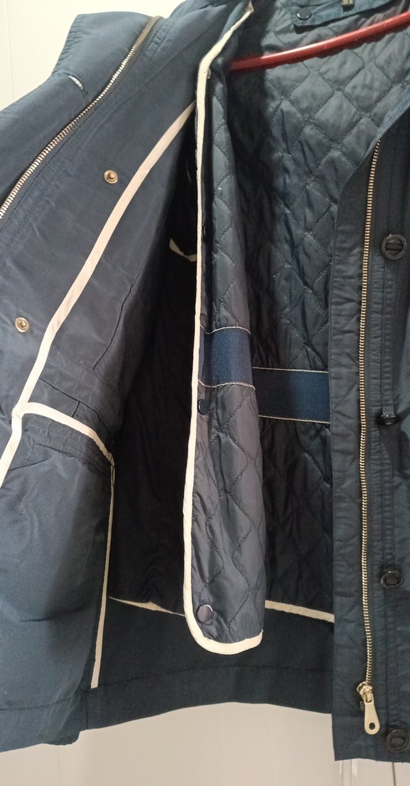 Düğmeli Gri Midi Kadın Mont - Görsel 3