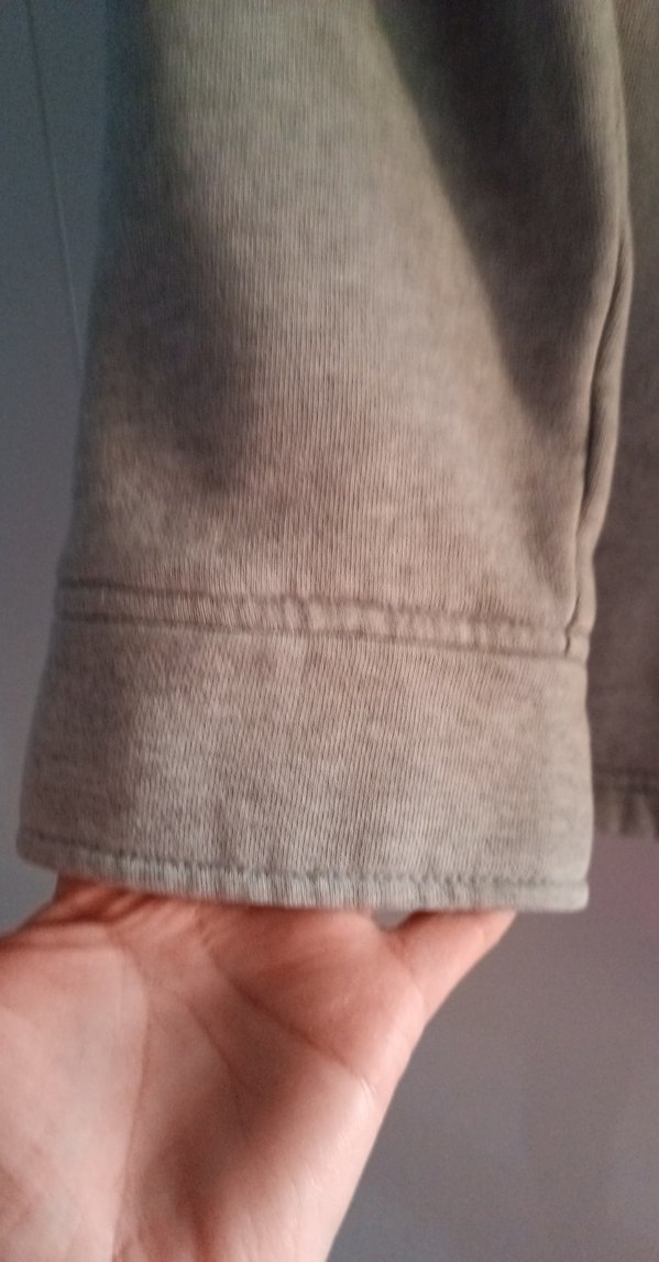 Düğmeli Gri Midi  Ceketi - Görsel 3