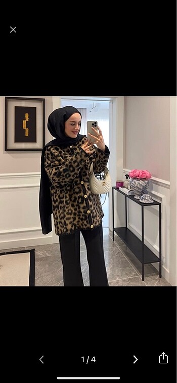 Leopar hırka