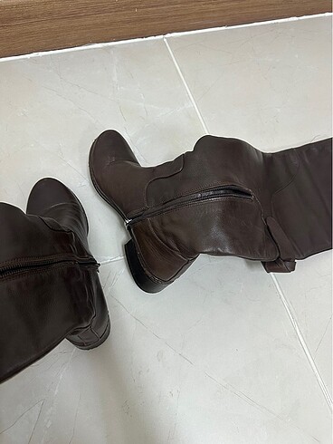36 Beden kahverengi Renk Kahve Çizme