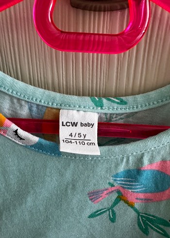 Turkuaz Baskılı Kolsuz Kız Elbisesi - Görsel 2