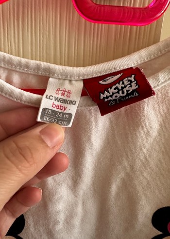 Kız Çocuk Beyaz Baskılı Kısa Kollu Tişört - Görsel 3