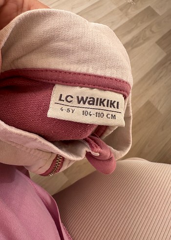 Yarım Fermuarlı Pembe Yüksek Yakalı Sweatshirt - Görsel 2