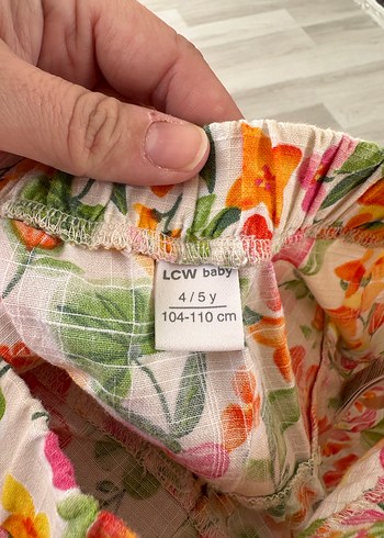 Çiçek Desenli Bohem Düğmeli Kız Eteği - Görsel 3