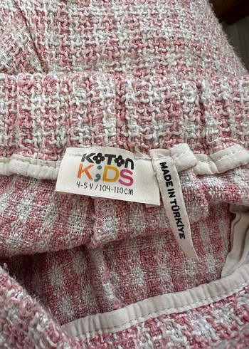 Örgü Dokulu Pembe Mini Şort - Görsel 4