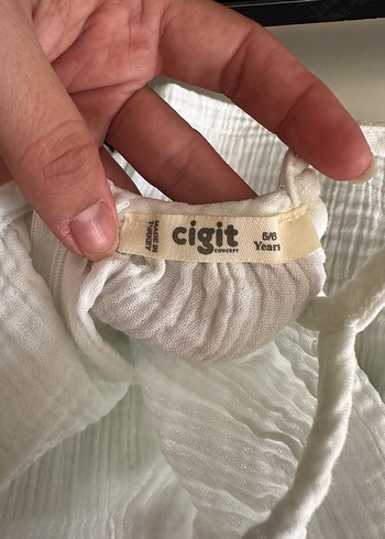 Cigit Beyaz Pilili Kız Tulum - Görsel 3